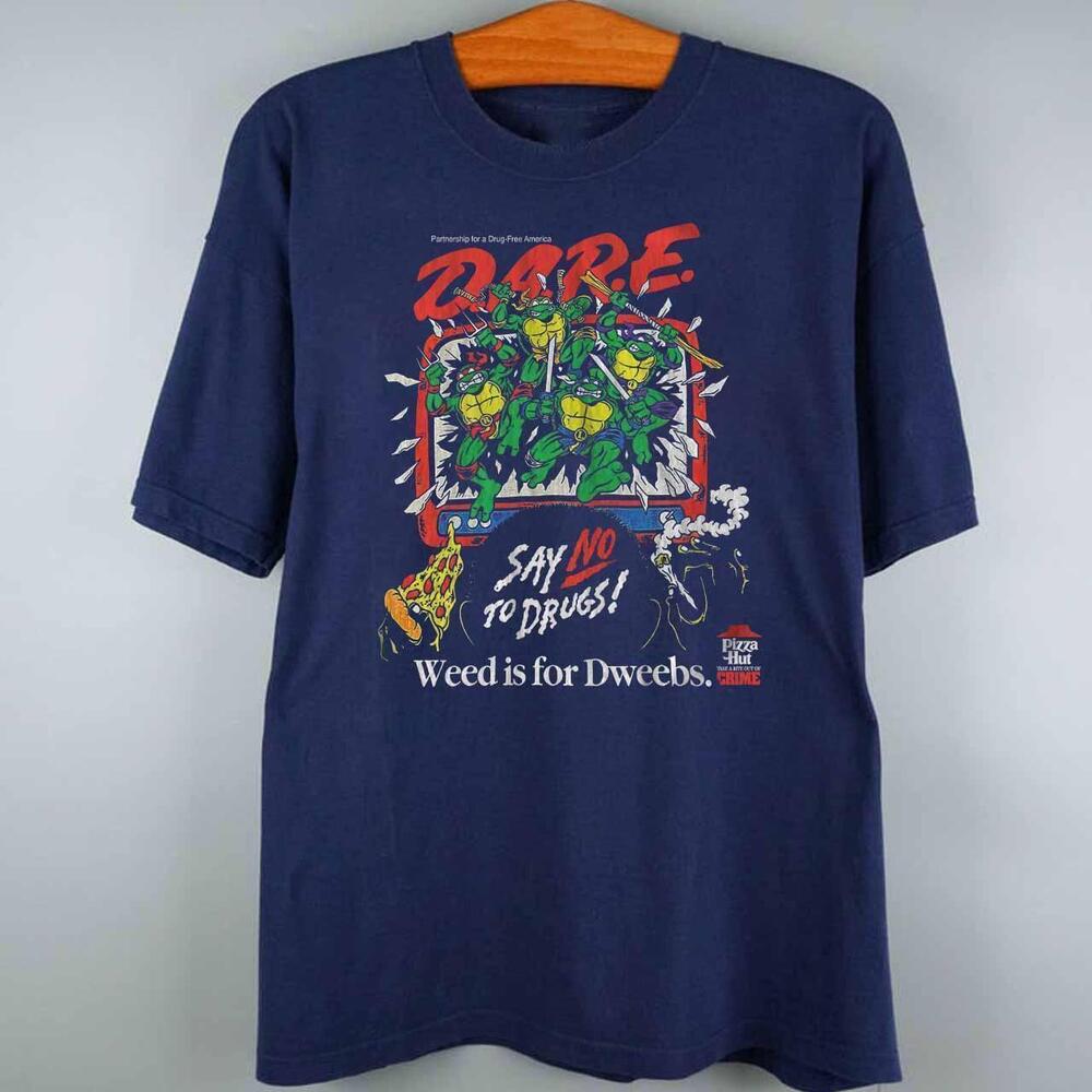 Dare Ninja Turtles Pizza Hut Navy T-Shirt